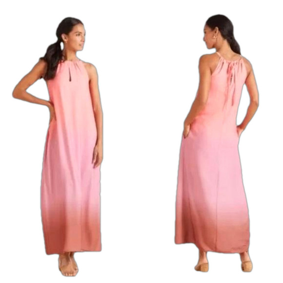 Evereve Pink Maxi Dress - Picture 1 of 14